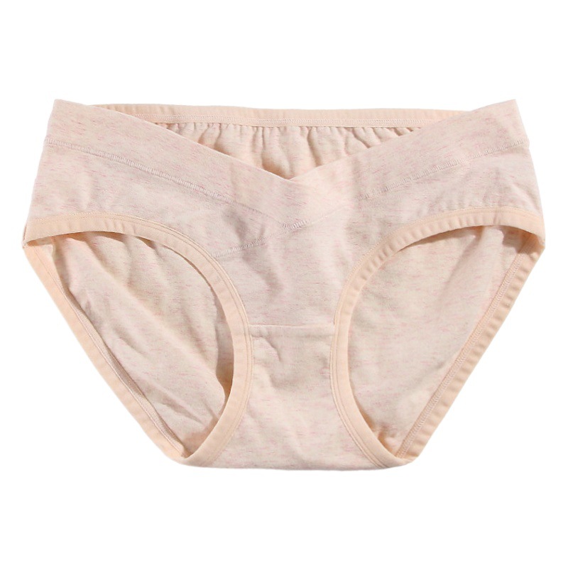 Pregnant women's underwear before and after belly support cotton breathable shorts pregnant plus size combed cotton low waist underwear suit