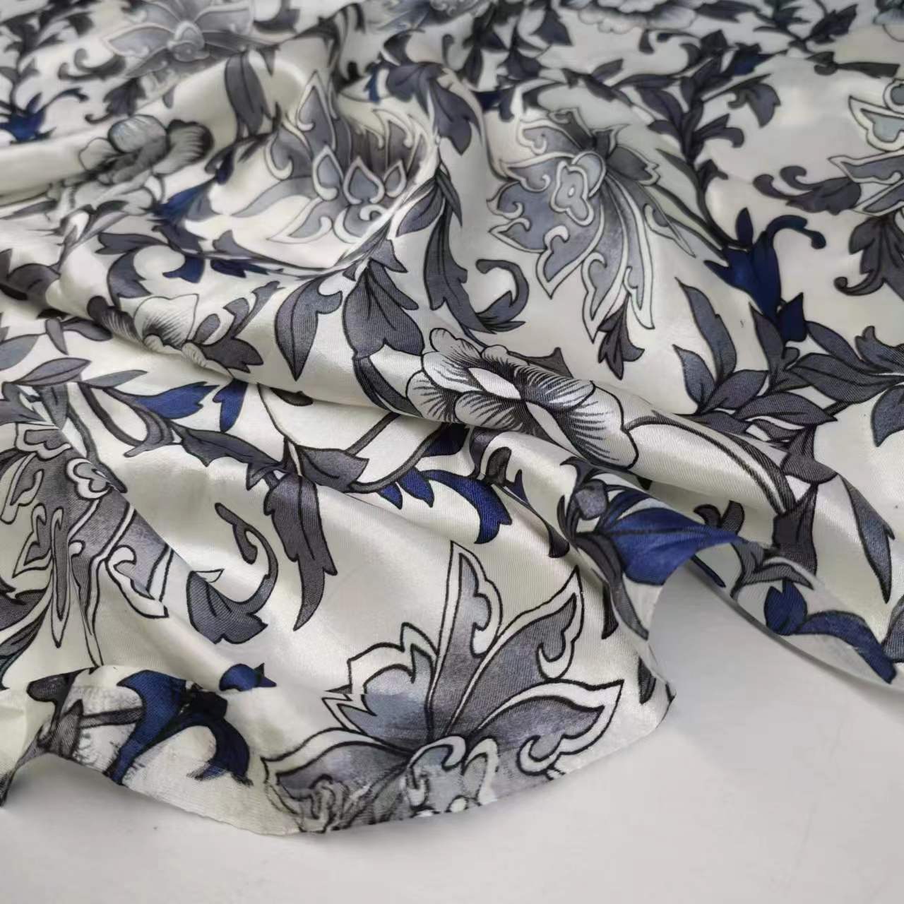 Special Offer Silk Cotton Satin Cashew Print Shirt Skirt Fabric