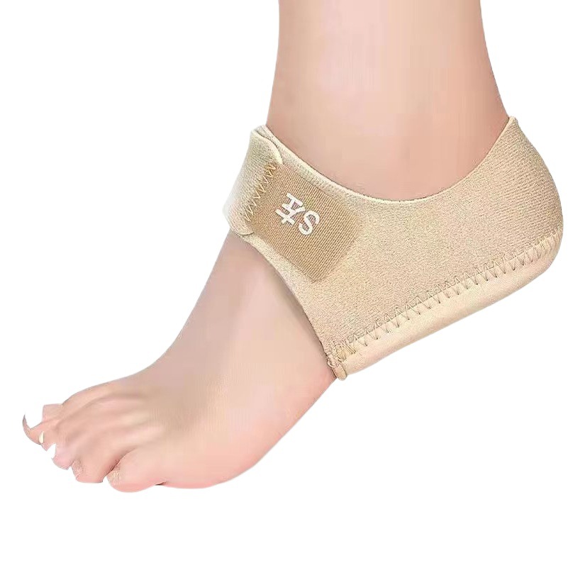 Cross-border Silicone Heel Cover Velcro Heel Cover Heel Socks Heel Warm Anti-crack Protective Cover Manufacturer