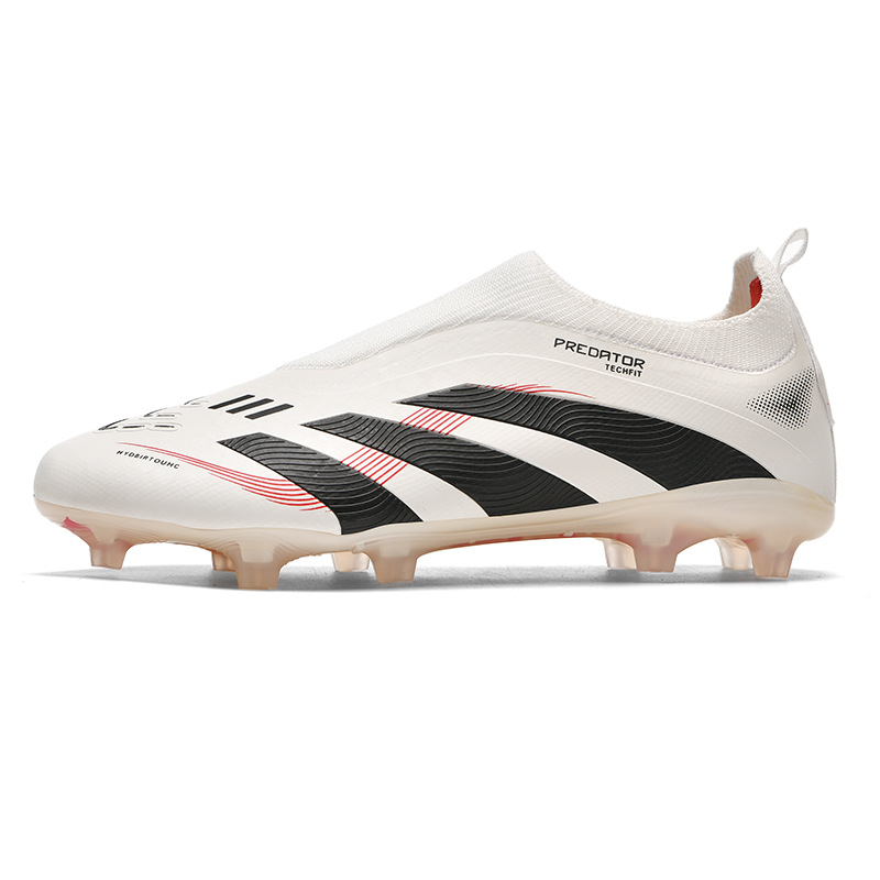 2025Football Shoes football shoes new grass game long broken nails graffiti youth wholesale cross-border