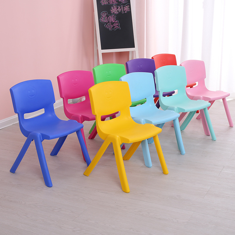 Thickened children's plastic chair kindergarten chair baby back chair toddler small chair stool