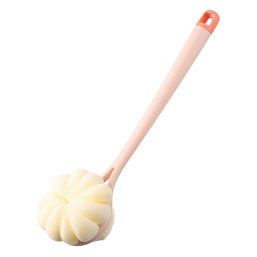 Bath brush bath brush back rub bath artifact strong bath brush long handle bath towel household double-sided soft brush wholesale