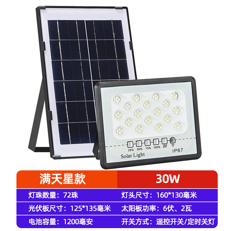 Picture of Pinye solar flood lights, outdoor super bright garden lights, household led, outdoor high-power rural street lights