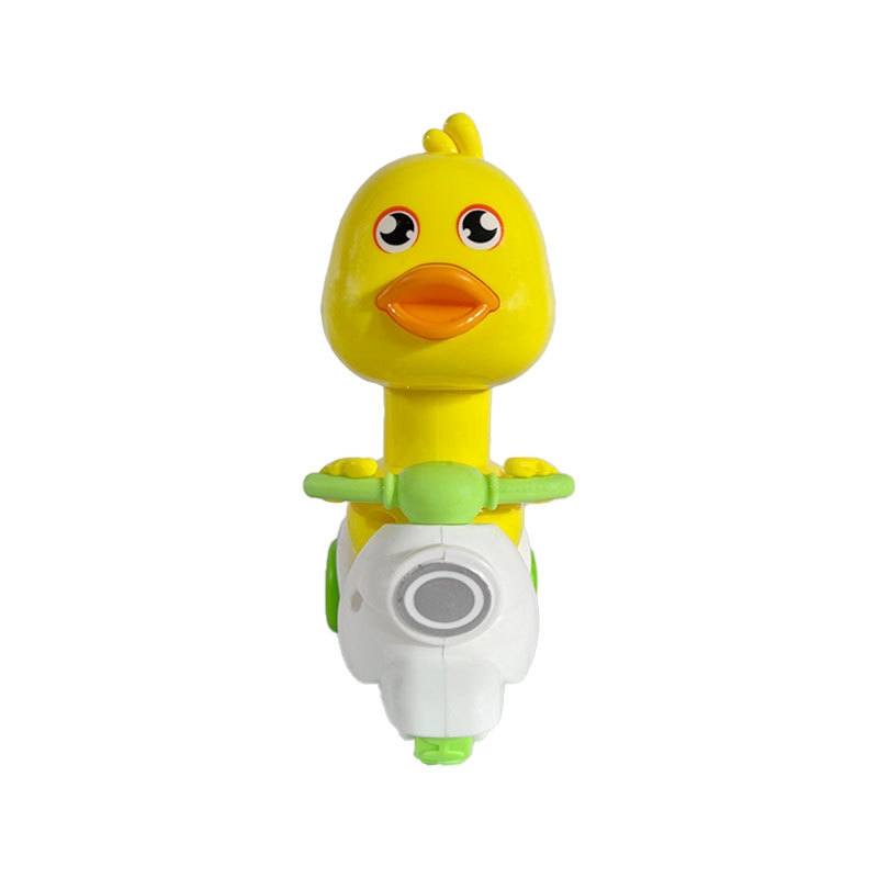 Picture of Little Yellow Duck Pull Back Press Car Cartoon Motorcycle Inertial Sliding Baby Toy Car Children's Gift Street Stall Wholesale