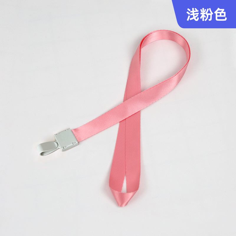 Picture of Spot Id Card Badge Lanyard Factory Brand Plastic Hook Exhibition Student Lanyard Hanging Neck Rope Work Card Rope Wholesale