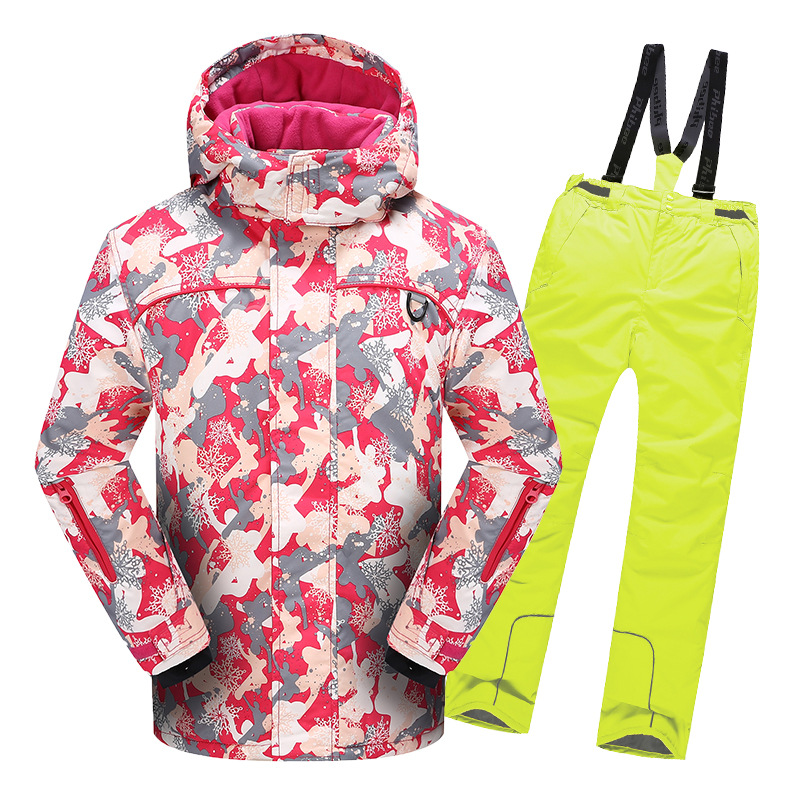Picture of Cross-border e-commerce Phoebe Elephant Children's Ski Suit Warm Jacket Outdoor Thickened Waterproof for Boys and Girls