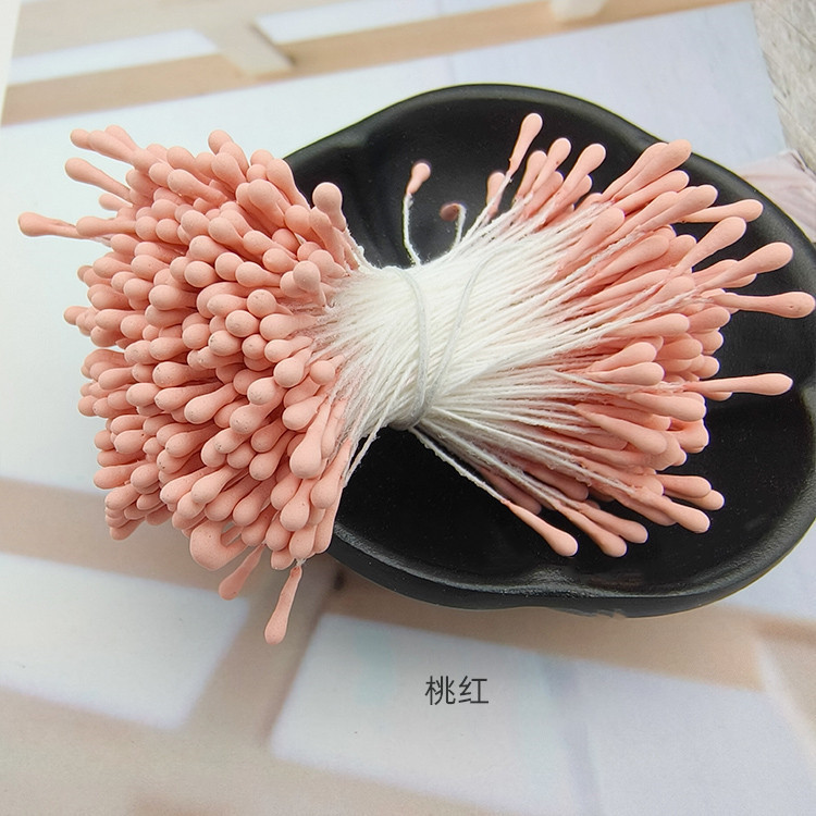 Picture of Wholesale Korean Style Handmade DIY Hair Accessories High Simulation Flower Stamens Material 2mm Matte Round Match Head Flower Heart Flower Stamens