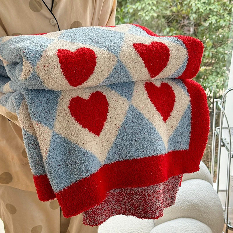 Dopamine Cute Nap Sofa Blanket Advanced Sense Small Blanket Office Shawl Air Conditioning Warm Blanket Leg Blanket