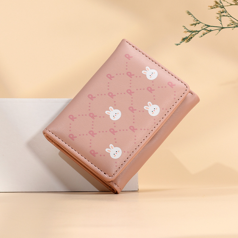New Korean version of small wallet women's wallet short girl student fashion cartoon coin purse wholesale wallet money