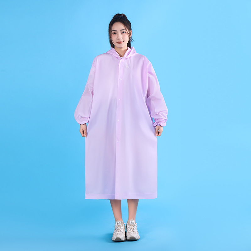 Picture of Non-Disposable Eva Unisex Outdoor Raincoat Drifting Travel Rainstorm-proof Thickened Portable Adult Raincoat