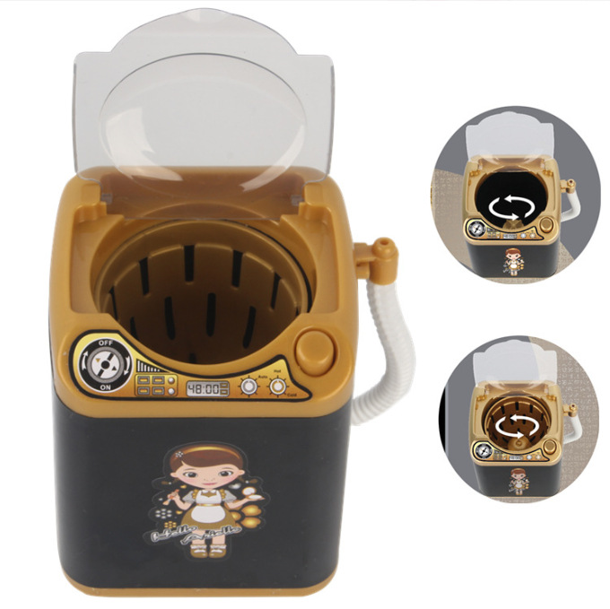 Picture of TikTok Upgraded Children's Mini Small Appliance Toy Electric Draining Basket Washing Machine Home Drying Dehydrator