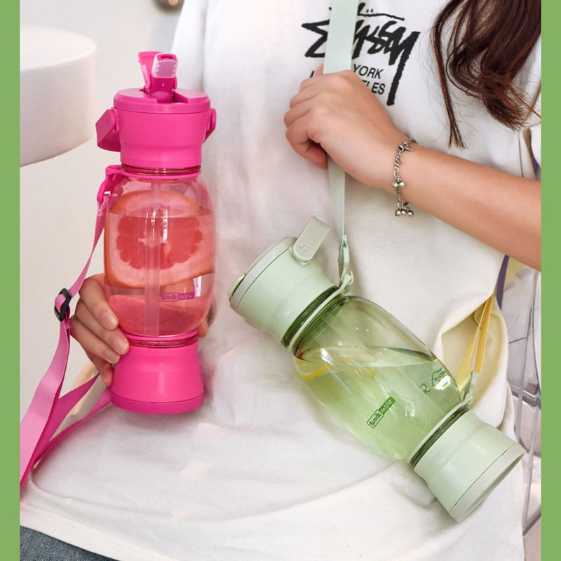 Net Red Bean Bean Music creative candy cup large capacity quantity Cup portable diagonal accompanying Cup fun duck beak sippy cup