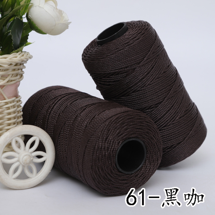 Picture of Three strands of nylon thread twine hook wire knitting hook hat shoes line car seat ice silk wool manufacturers wholesale