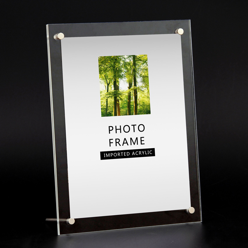 Cross-border acrylic photo frame A4 authorization certificate award frame Crystal photo frame table A3 business license frame
