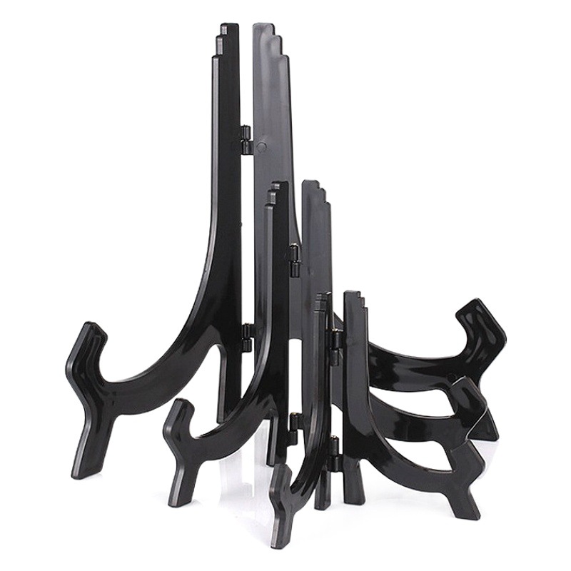 Picture of Imitation acrylic plate bracket display plate rack plastic display rack tray rack Pu'er tea cake bracket photo frame bracket