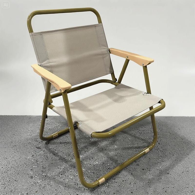 Picture of Outdoor folding chair portable picnic Kermit chair ultralight fishing camping supplies equipment chair beach table and chair