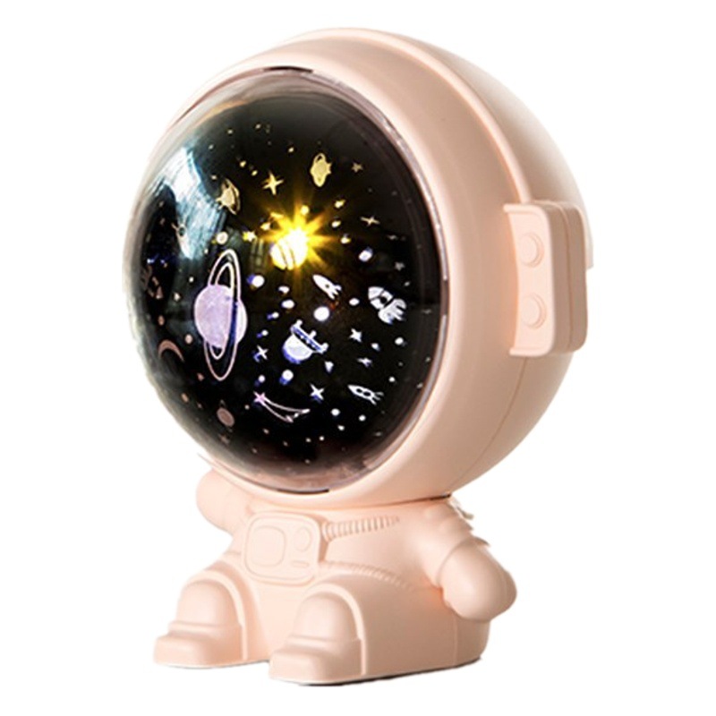 Creative astronaut starry light USB charging music sleeping projection atmosphere light astronaut starry night light
