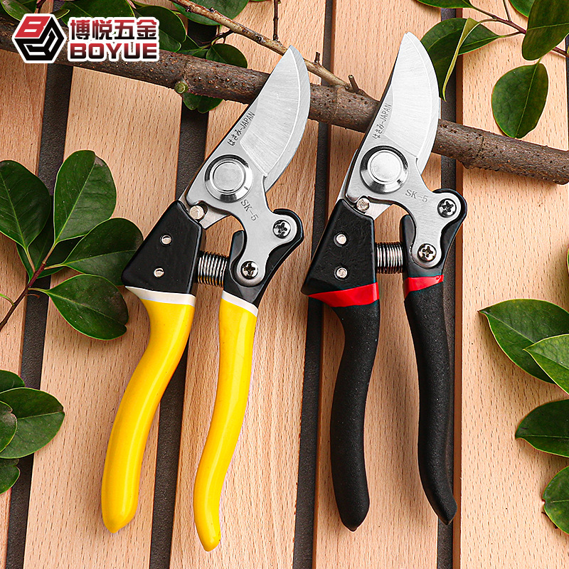 Pruning Shears Picking Fruit Picking Pruning Flower Shears Garden Shears Potted Plant Shears SK5 Rebound Anti-skid Labor-saving Branch Shears