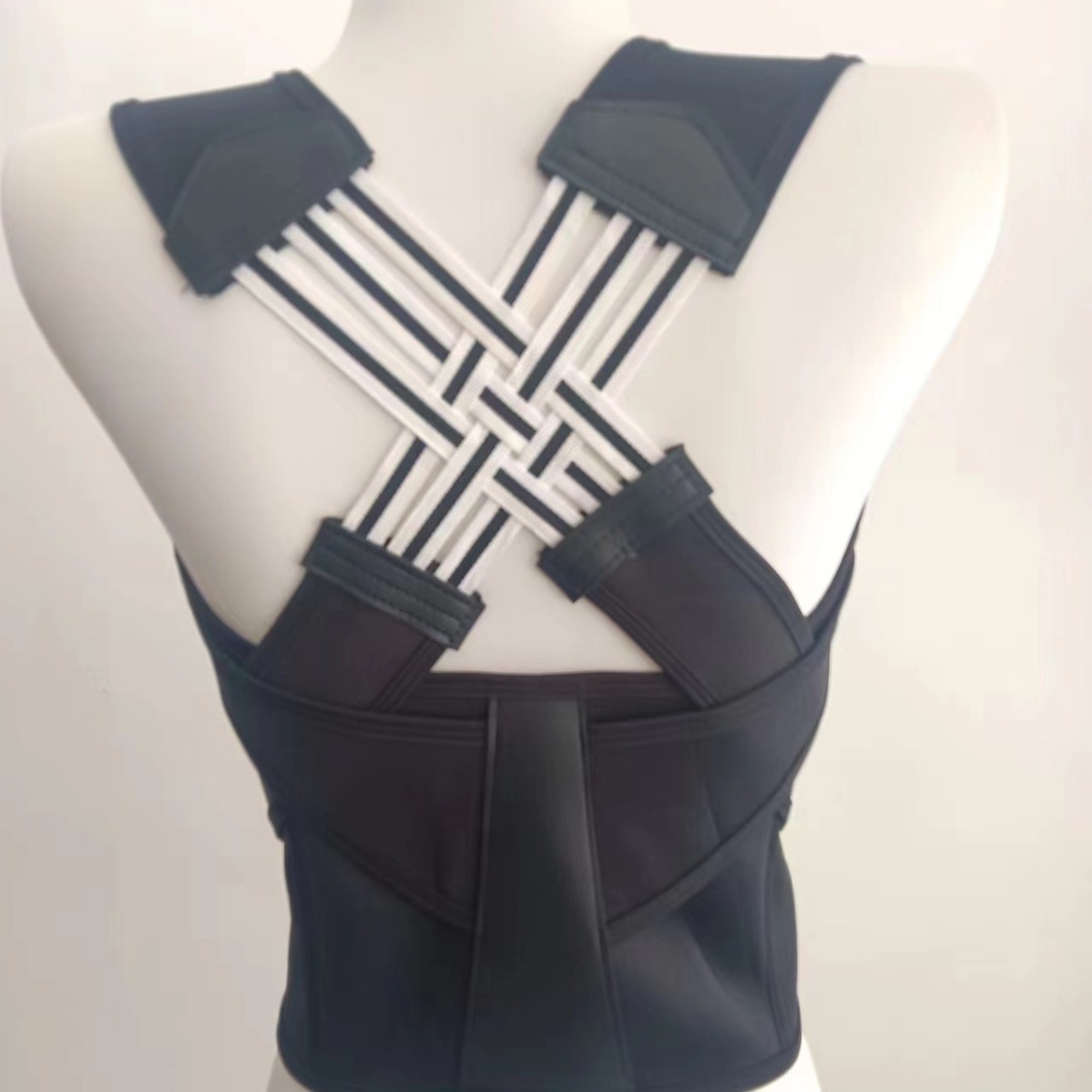 Picture of Cross-border Adult Male and Female Adult Strap Open Shoulder Anti-humpback Strap Back Strap Waist Protection Shake Tone Explosions