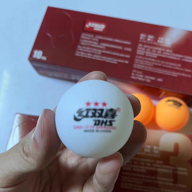 Red Double Happiness Three-Star Table Tennis Competition 3-Star Training Table Tennis Indoor/Outdoor Home Genuine Table Tennis Tournament Top
