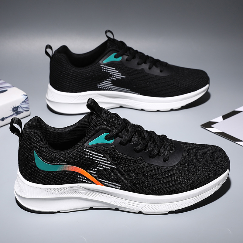 Sports shoes for senior high school entrance examination sneaker men's shock-absorbing lightweight breathable youth running shoes student running shoes