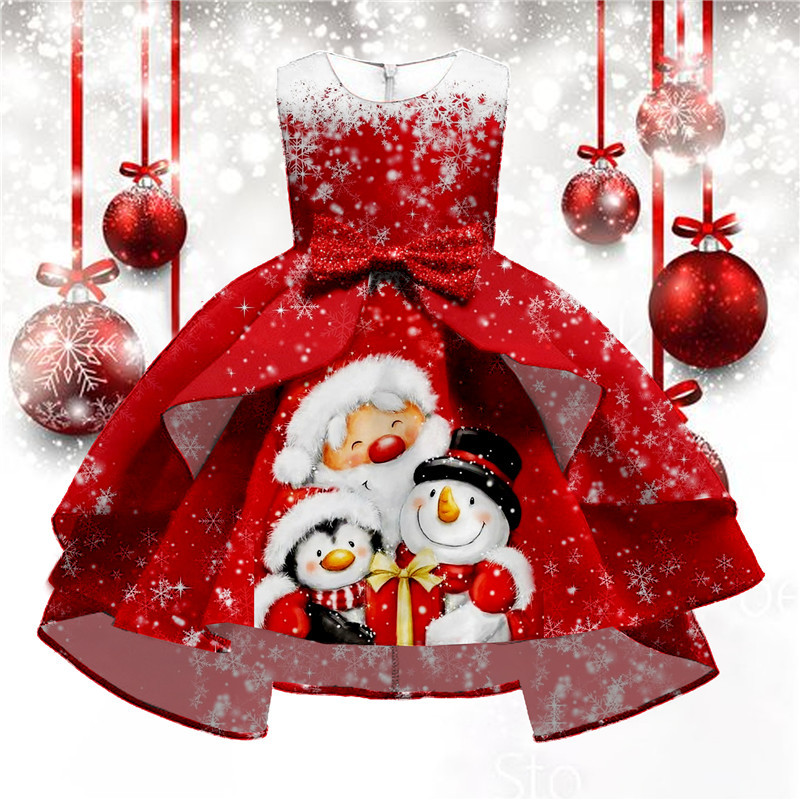 Picture of European and American New Elegant and Fashionable Female Princess Skirt European and American Style Girl's Fashionable Skirt with Puff Sleeves Lolita