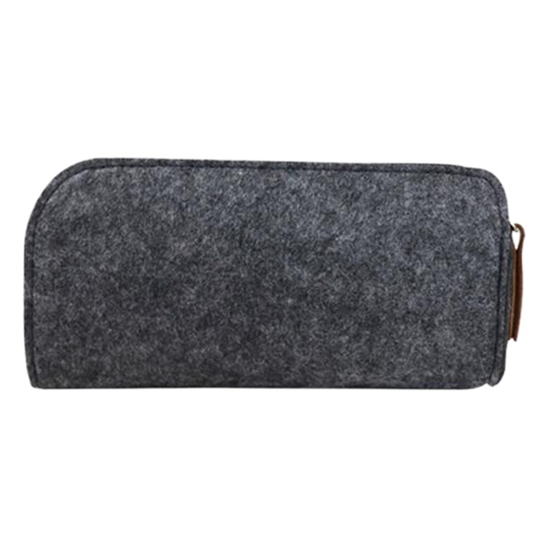 Picture of Creative Gift Bag Felt Pencil Bag Large Capacity Felt Stationery Pen Bag Can Be Added with Logo Fashionable Zipper Pen Cover Pencil Bag