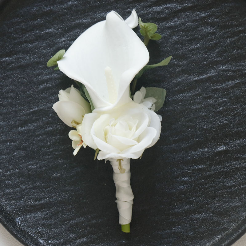Picture of 237 Western-style business celebration corsage hand flower wedding supplies artificial flower studio photo props White series