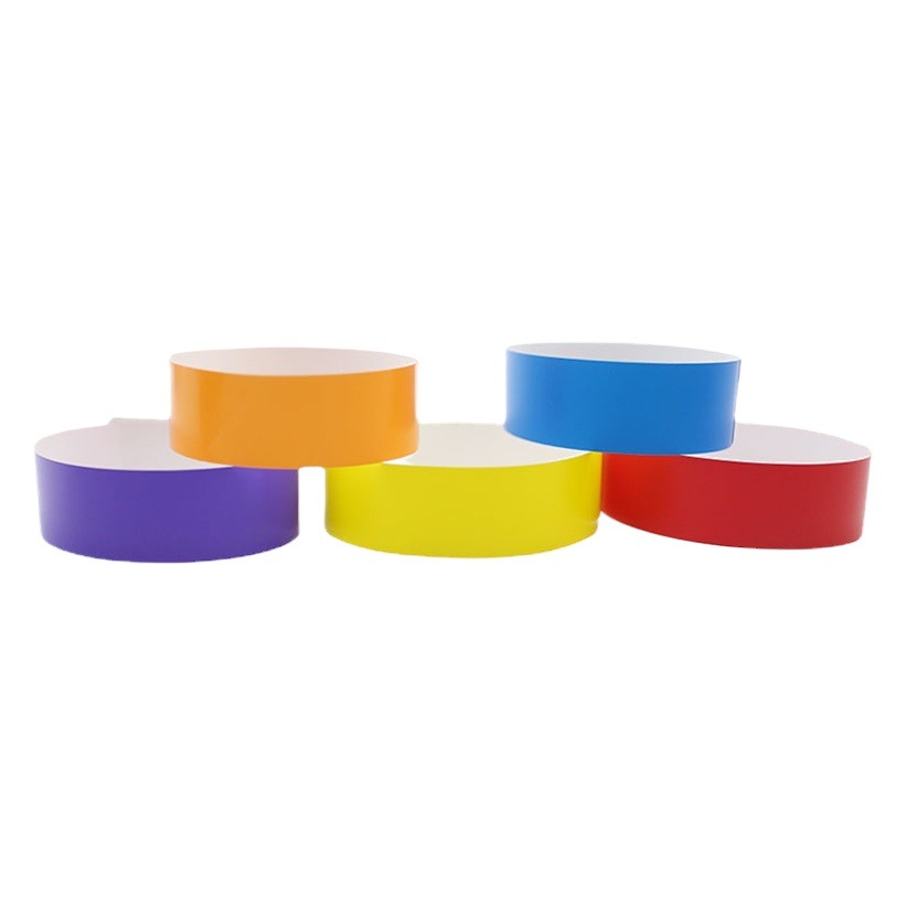 Spot disposable bracelet waterproof tear-proof identification synthetic paper exhibition admission ticket disposable wrist strap