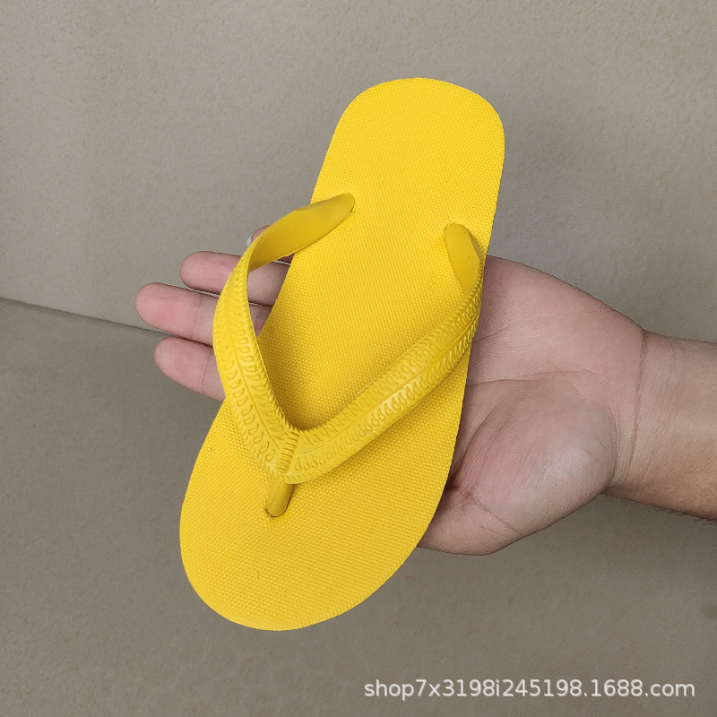 Children's Rubber Flip-Flops Summer Boys and Girls Middle and Big Kids Outer Wear Beach Seaside Non-Slip Vietnamese Flip-Flops
