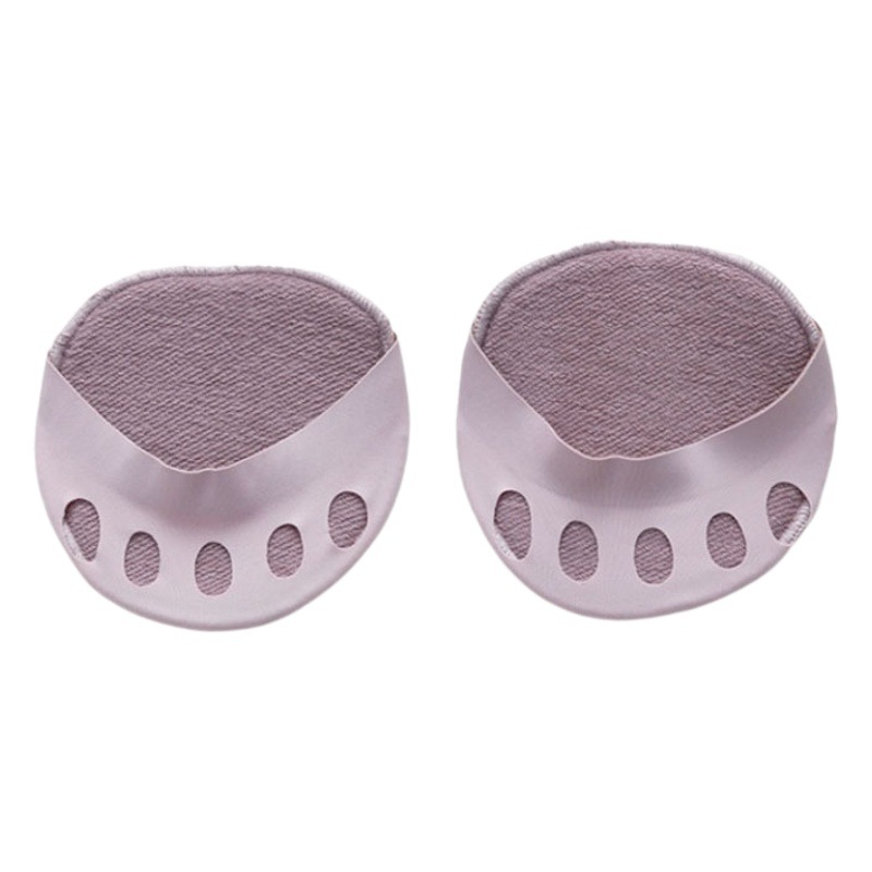 Foot Pad Women's Forefoot Toe Socks Invisible Split Toe Half Socks Summer Ice Silk Open Toe Fish Mouth Sandals Half Size Pad