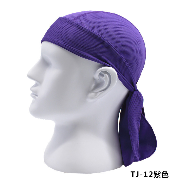 Picture of Outdoor Cycling Pirate Hat Quick-Drying Sports Turban Moisture-Wicking Breathable Sun Protection Hood Pirate Turban Small Hat