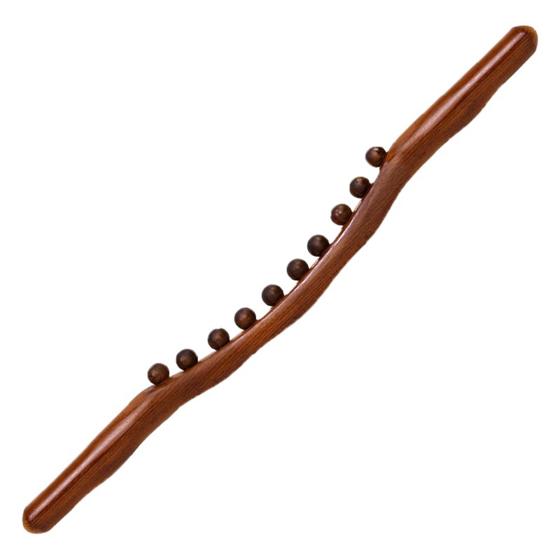 10 beads rolling tendon stick health preserving stick 20 beads scraping stick whole body Meridian dredging stick point stick massage stick driving tendon health preserving