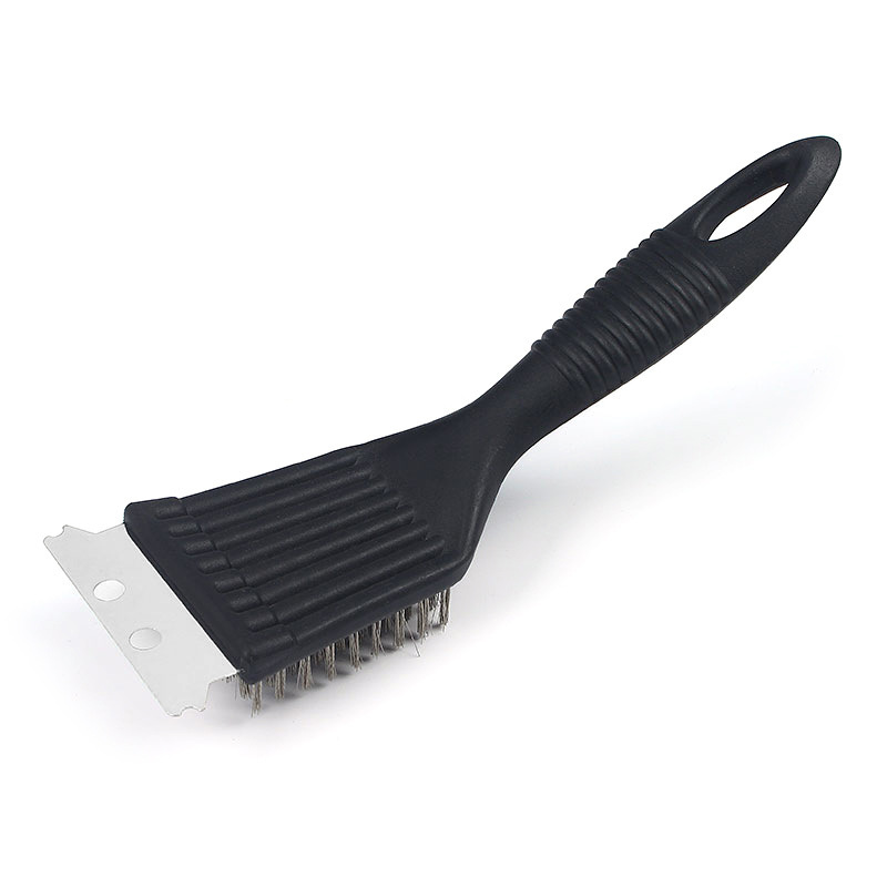 Picture of Factory wholesale barbecue wire brush copper wire brush barbecue net cleaning brush long handle curling brush spring steel wire brush