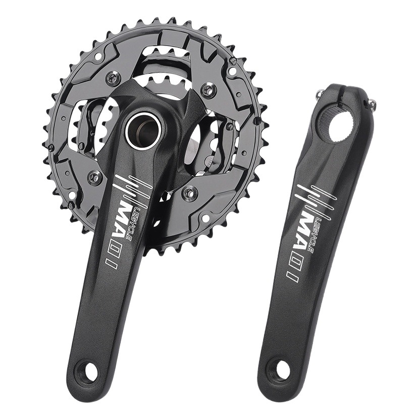 Mountain Bike Hollow Integrated Crankset Crank Set Modified and Upgraded Universal Chainring 9-Speed 10-Speed Accessories