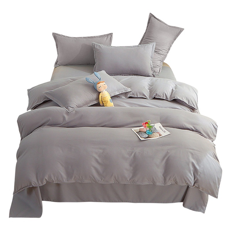 2025 New Four-Season Universal Student Dormitory Three-Piece Bed Set Bed Bed Sheets Quilt Cover Nantong Home Textiles
