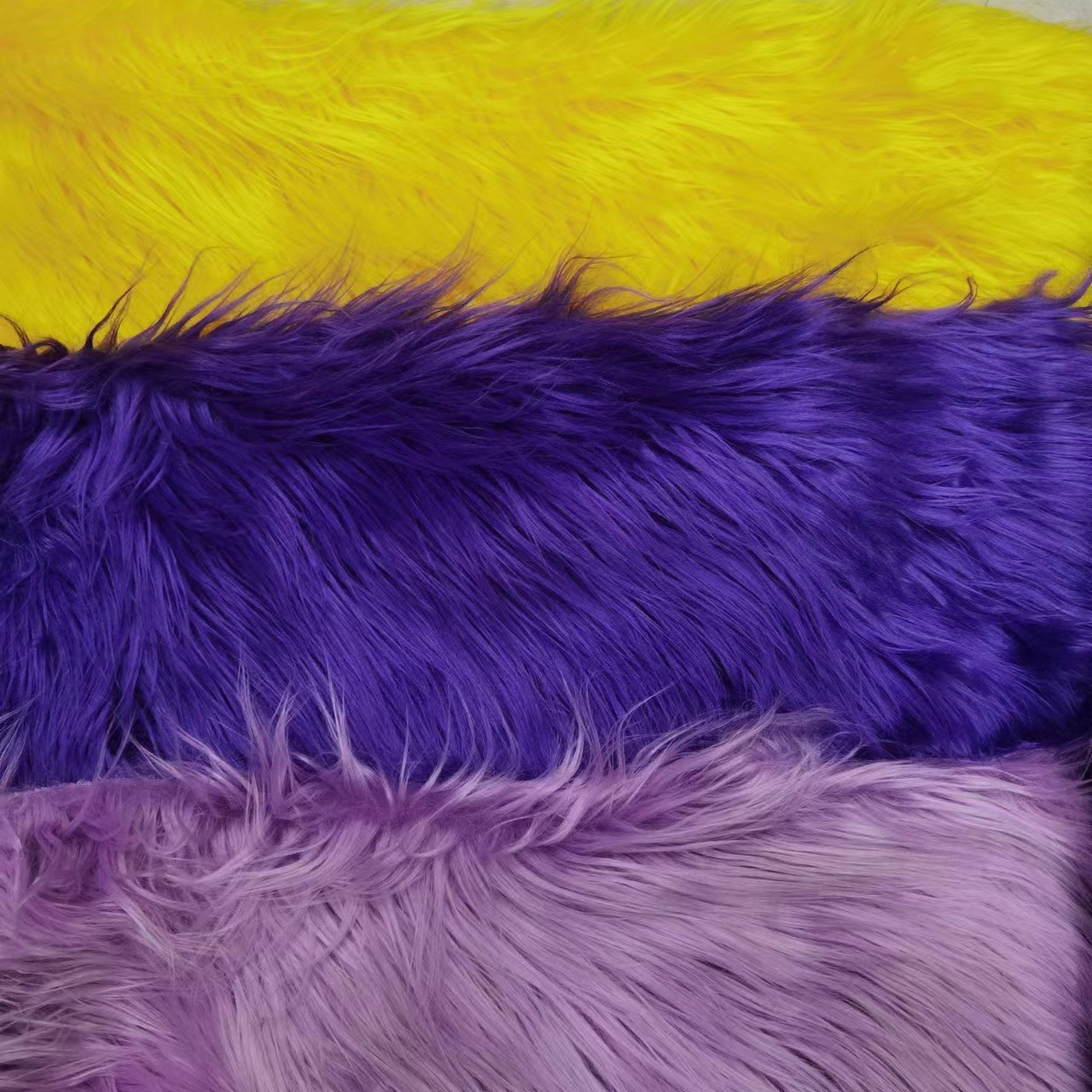 Picture of in stock 42 color 80mm90mm downwater wool plush rolled long wool plush cloth plush cloth