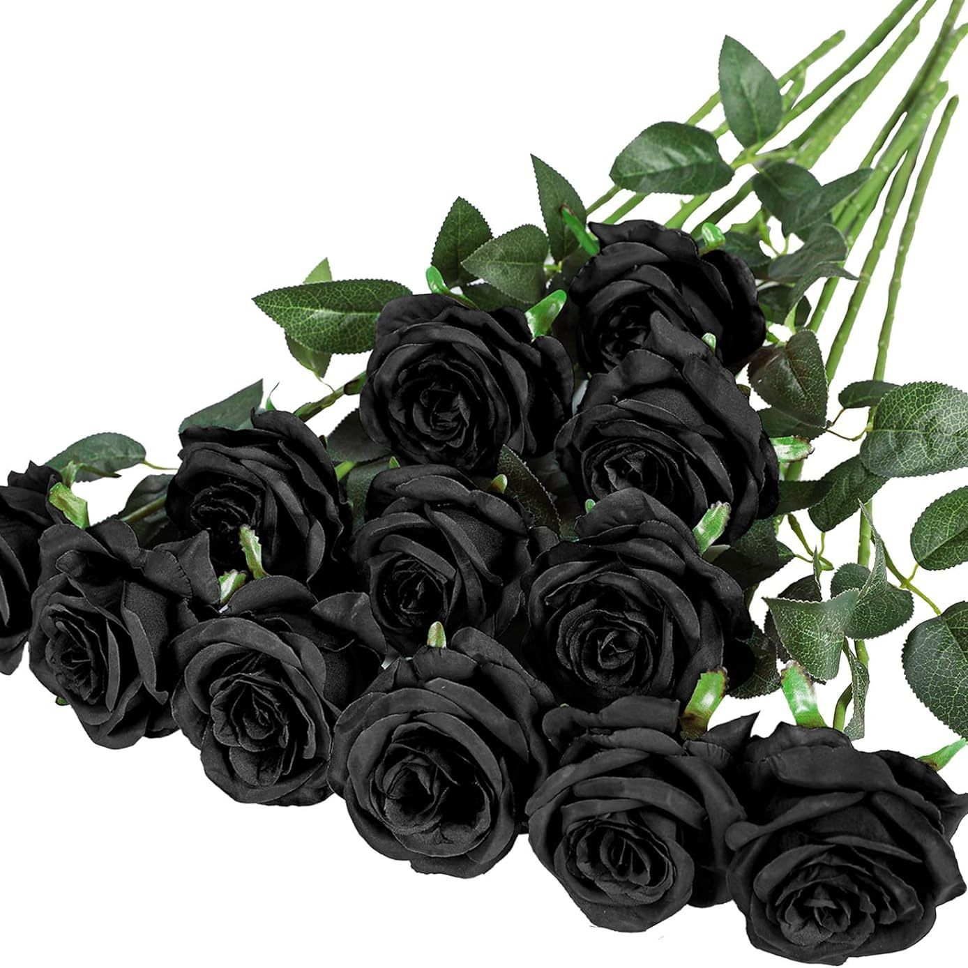 Picture of Simulated Rose Single Stem Silk Cloth Artificial Flower Wedding Home Auditorium Decoration Bouquet Wholesale Wedding Arrangement
