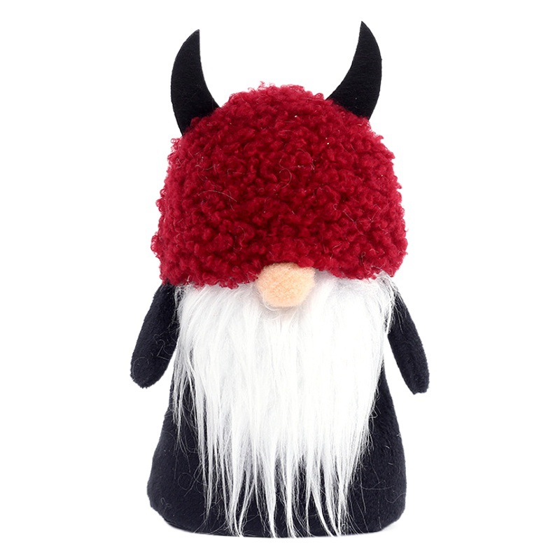 Cross Border in stock Halloween Decorations Ins Cauchy Wind Ghost Pumpkin Faceless Old Man Doll Party Ornaments