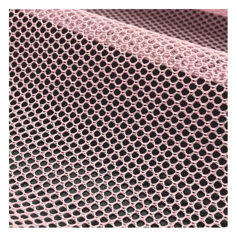 In stock K080 small round hole hexagonal mesh cloth luggage tent laundry bag stroller fishing net shoes soft mesh fabric