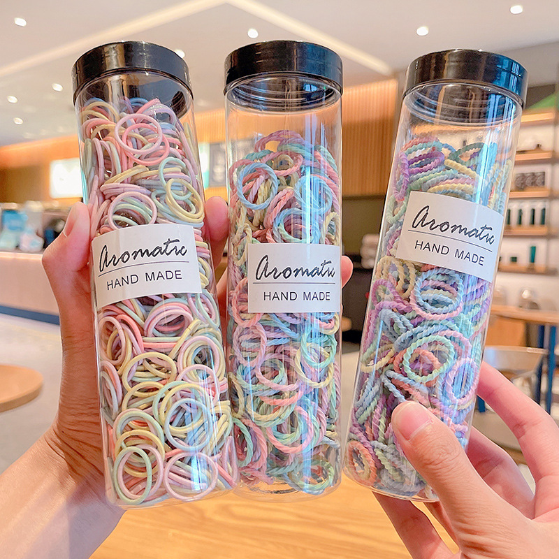 Baby hair band children's rubber band does not hurt hair small size hair rope baby color hair rope hair accessories wholesale new