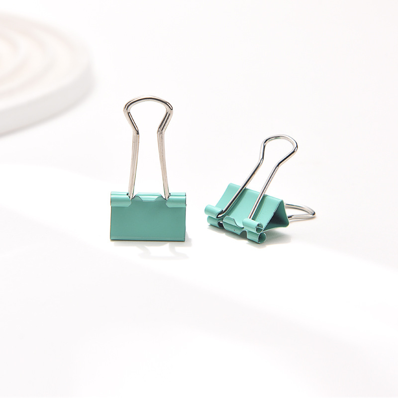 Picture of Cross-Border special color long tail clip small fresh dovetail clip hand account clip 32MM 25MM 19mm reverse tail clip wholesale
