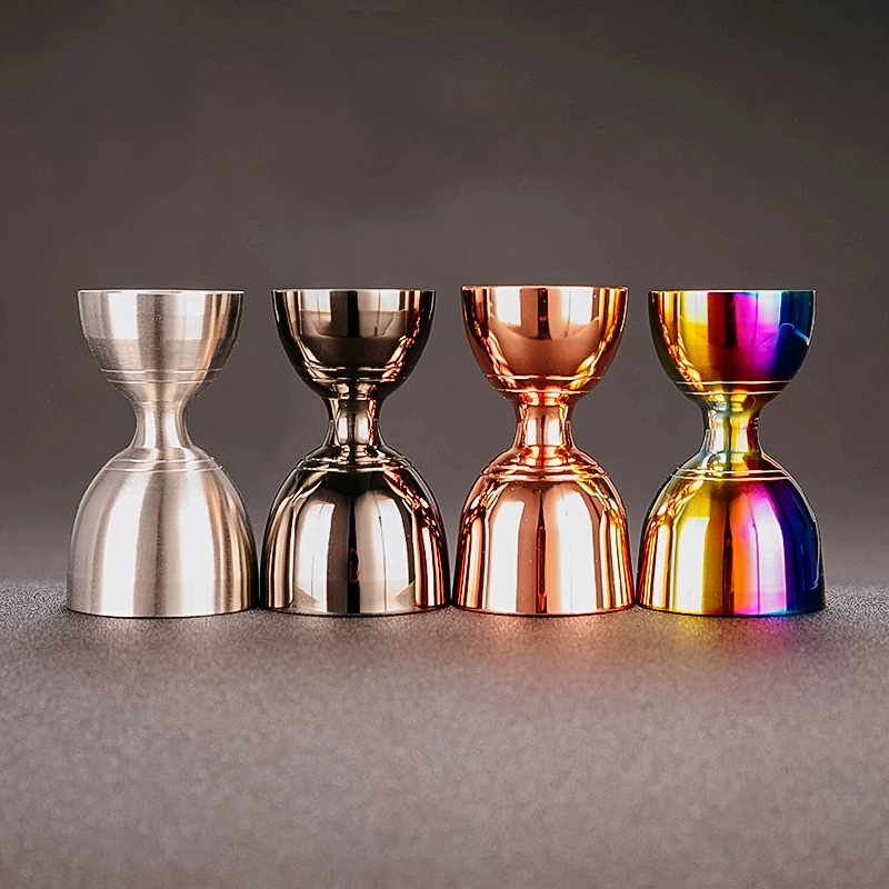 Indian-style wine measuring device Full Cup bartending double-headed measuring cup 30/60 bartender special oz cup Jigger