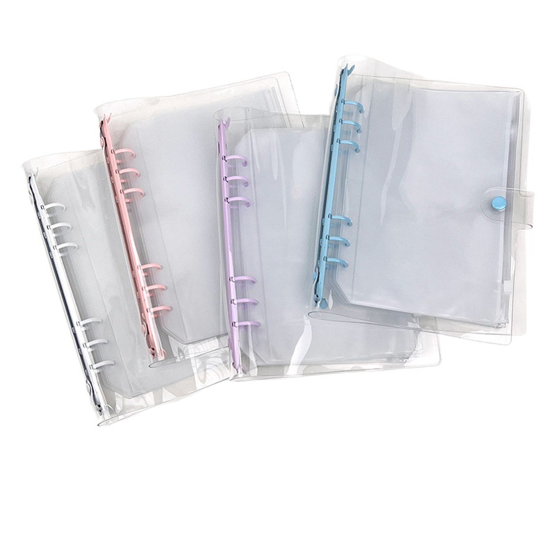 Family Certificate Collection Book a5 Document Bag PVC Real Estate Certificate Household Register Information Bag Waterproof Edge Bag Loose-leaf Book