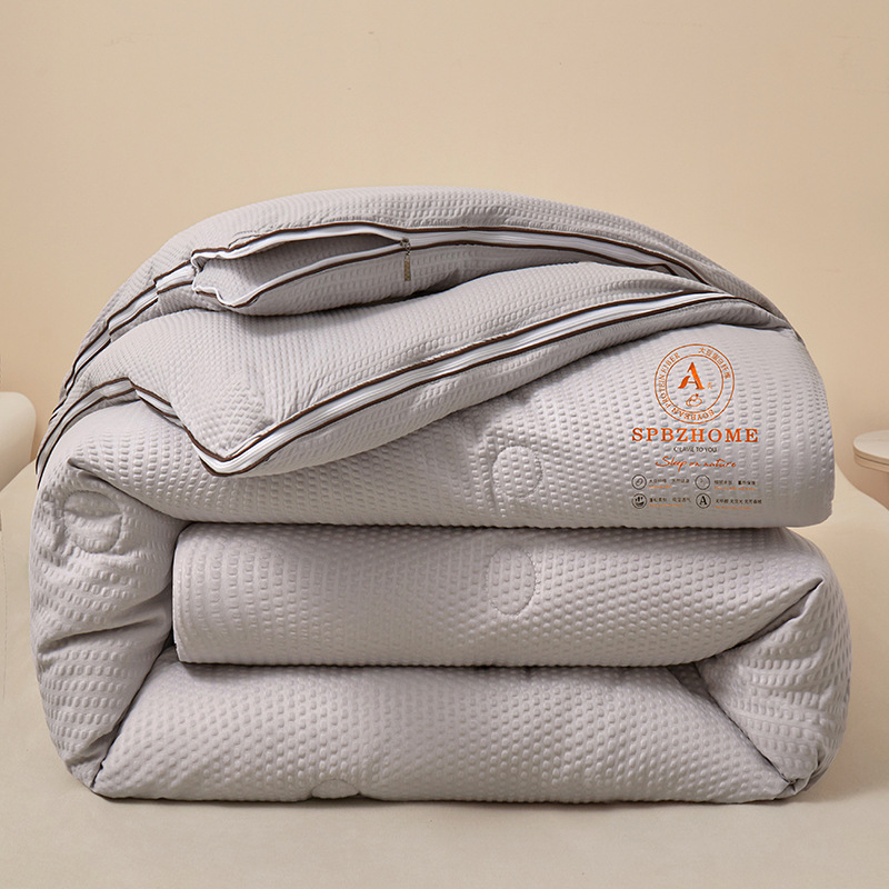 Picture of Class A soybean fiber quilt zipper two-in-one double-child quilt core Spring and Autumn thickened warm winter quilt