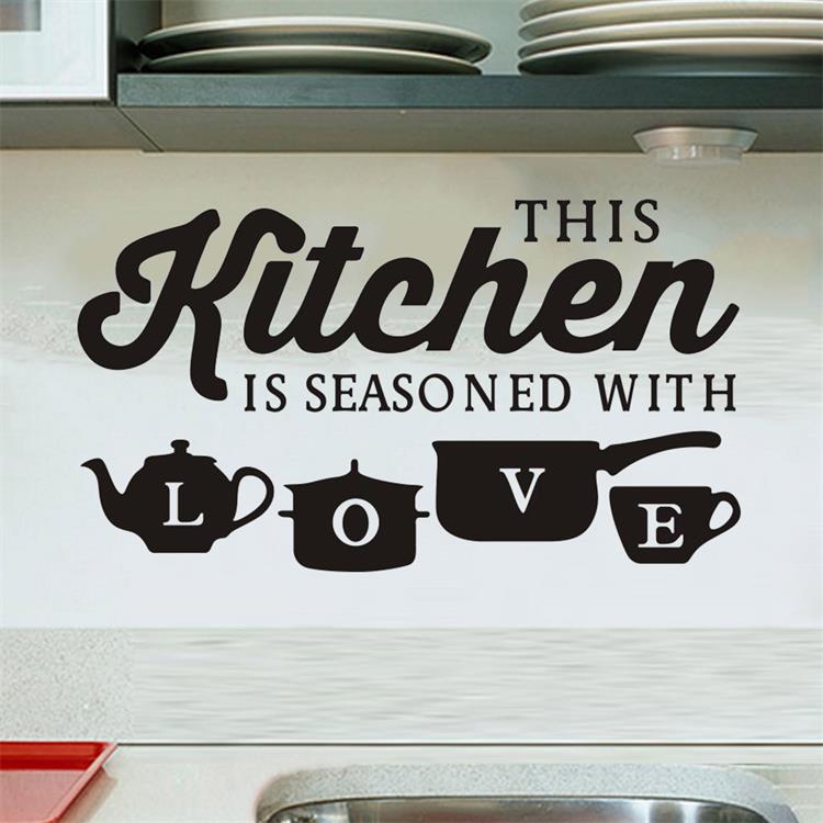Picture of Kunshang home Amazon new KITCHEN KITCHEN restaurant creative carved wall stickers wholesale custom KS051