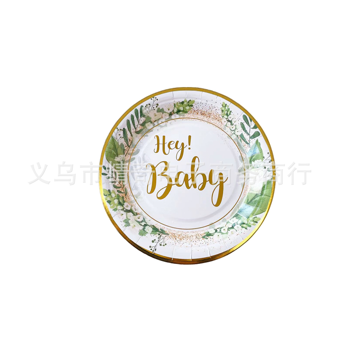 Picture of baby shower bronzing sage wedding baby shower baptism party decoration disposable paper cup paper tray