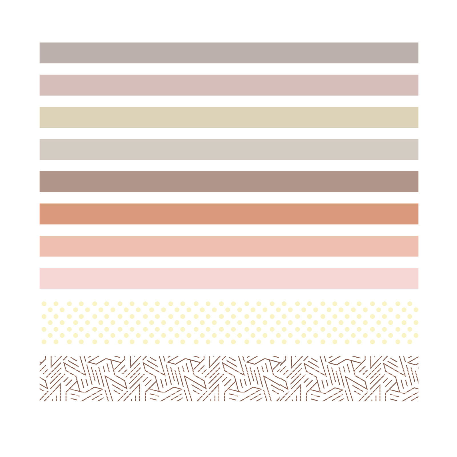 Picture of Agugu Sweet Dream Washi Tape Ins Sticker Pure Color Basic Hand Account Material Set Hand Account Tape