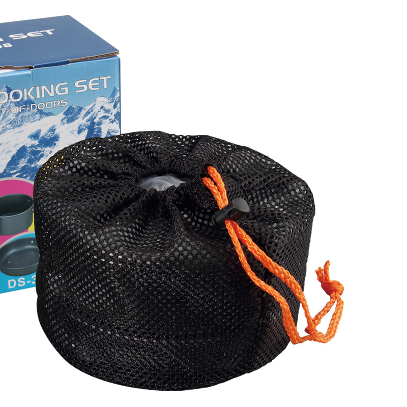 Picture of Outdoor portable camping pot set DS-300 pot set 2-3 people picnic barbecue tableware multi-functional pot set Wholesale