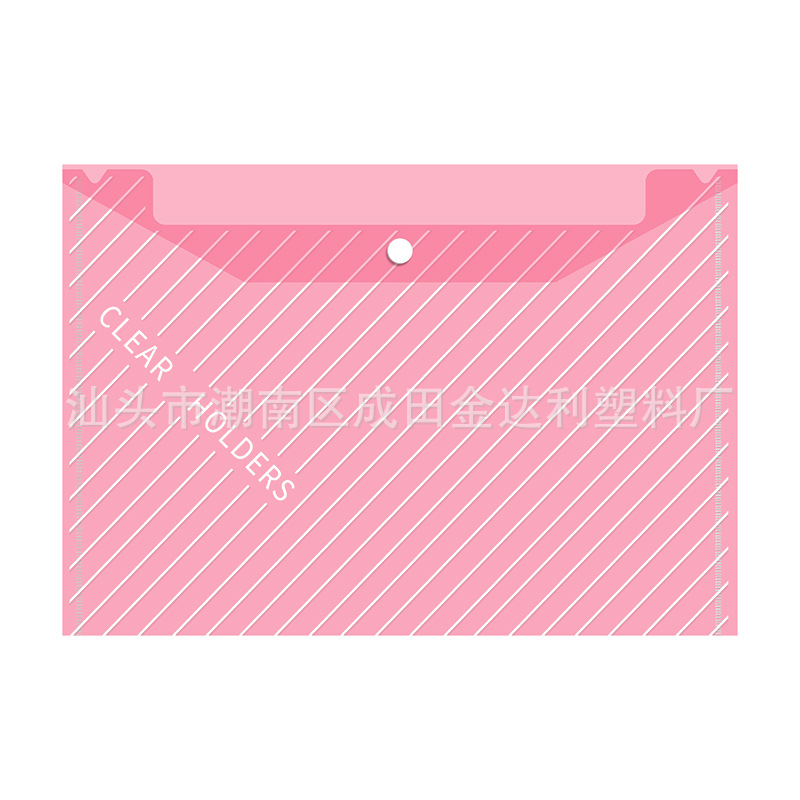 Picture of A4 File Bag Storage Bag File Bag White Thickeneded Button Bag Test Paper Bag Transparent File Bag Large Capacity Information